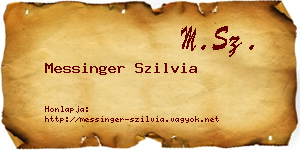 Messinger Szilvia névjegykártya